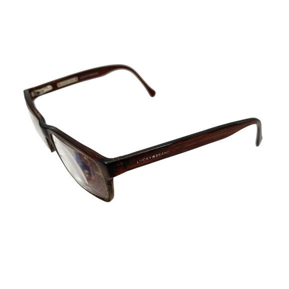 Lucky Brand Eyeglasses Frames D401 55-17-140 Brown Full Rim - FRAMES ONLY - Picture 3 of 5
